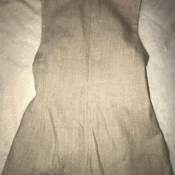 BNWT Michael Kors XXS Large Linen Dressy Vest - Picture 7 of 8